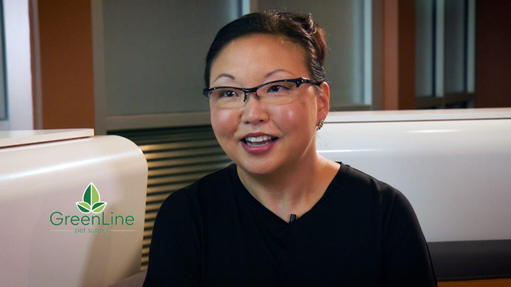 Jennifer Blaese, owner of Greenline Pet Supply makes her products in the USA.