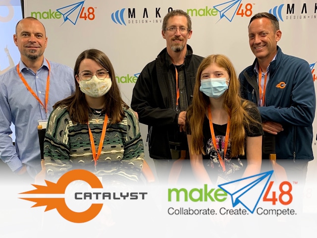 The Catalyst super team had a great time sharing expertise at a prototype building competition.