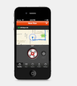Strava running platform