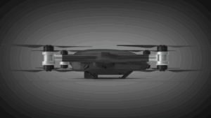 Conceptual rendering of a new UAS platform featuring custom plastic components.