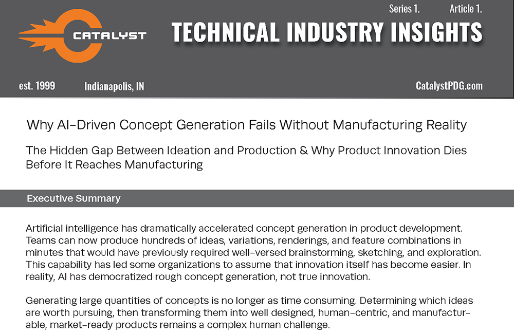 Catalyst AI-driven concept generation white paper